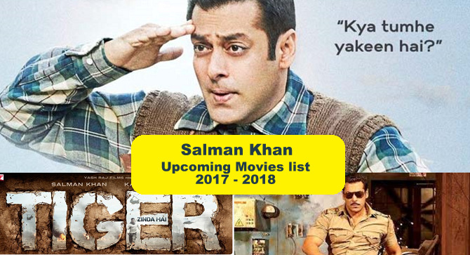 Salman Khan Upcoming Movies List 2017, 2018 - Let Us Publish