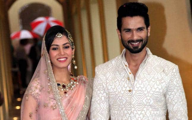 Shahid Kapoor And Meera Cute Bollywood real life couple