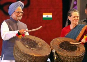 Manmohan Singh and Sonia Gandhi