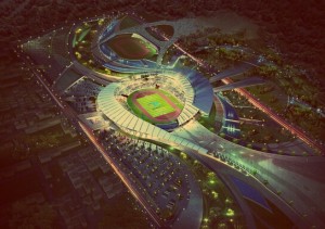 Stadium at Incheon, South Korea.