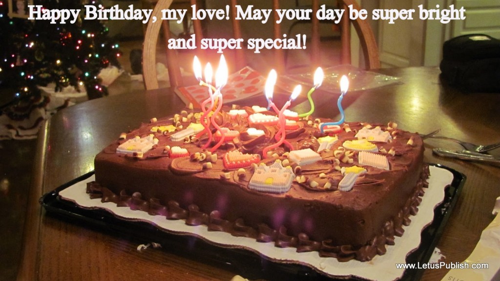 Beautiful Birthday cake wallpaper for love