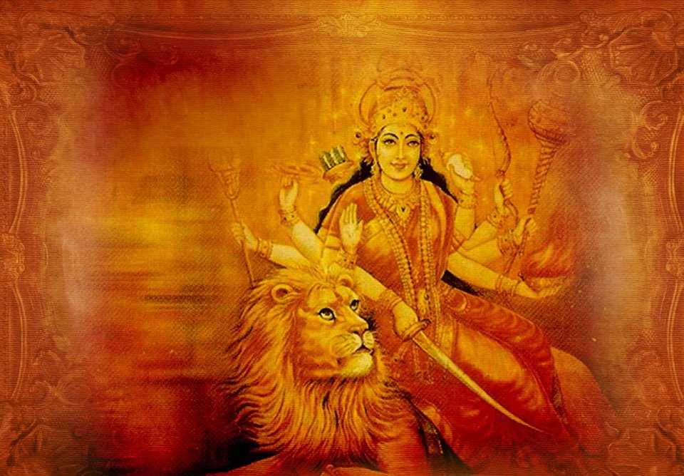 Free Download wallpaper for desktop of Laxmi Maa