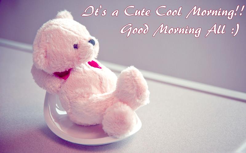 Cute Teddy Good Morning Images Free Download