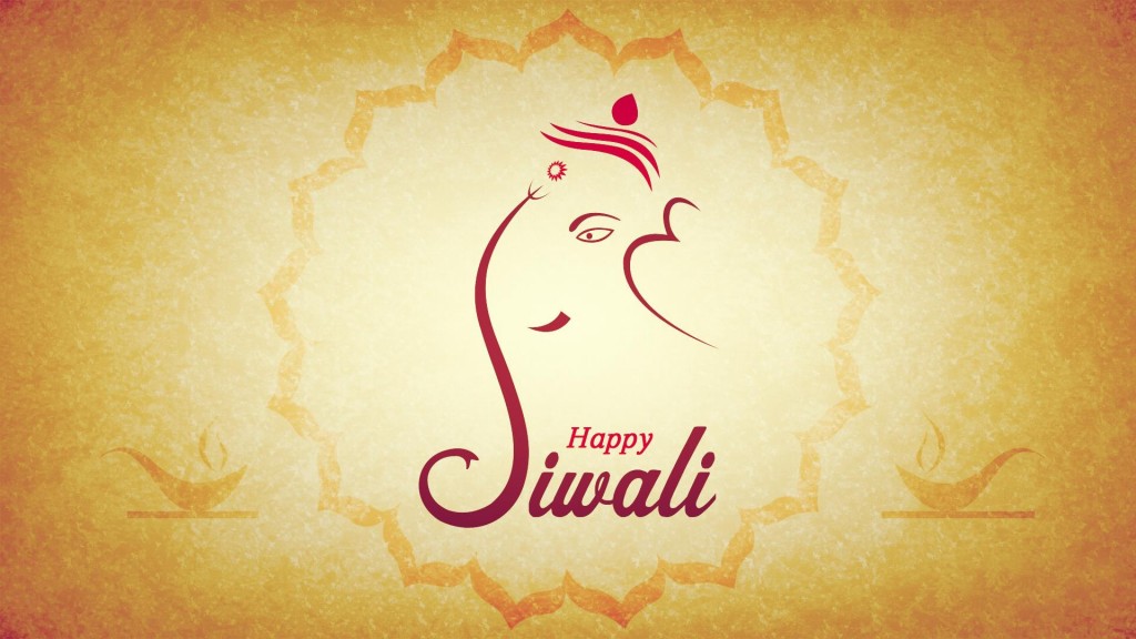Shree Ganesh Happy Diwali HD Wallpaper free Download