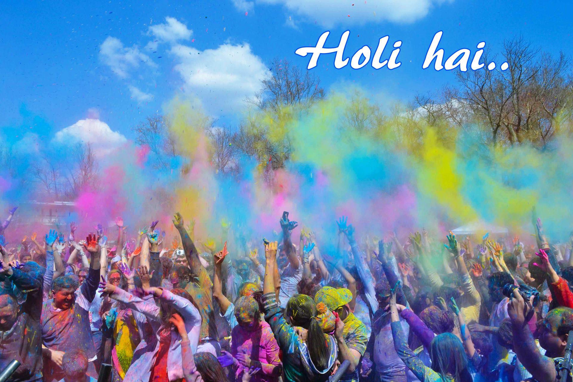 Happy Holi HD Wallpaper Desktop