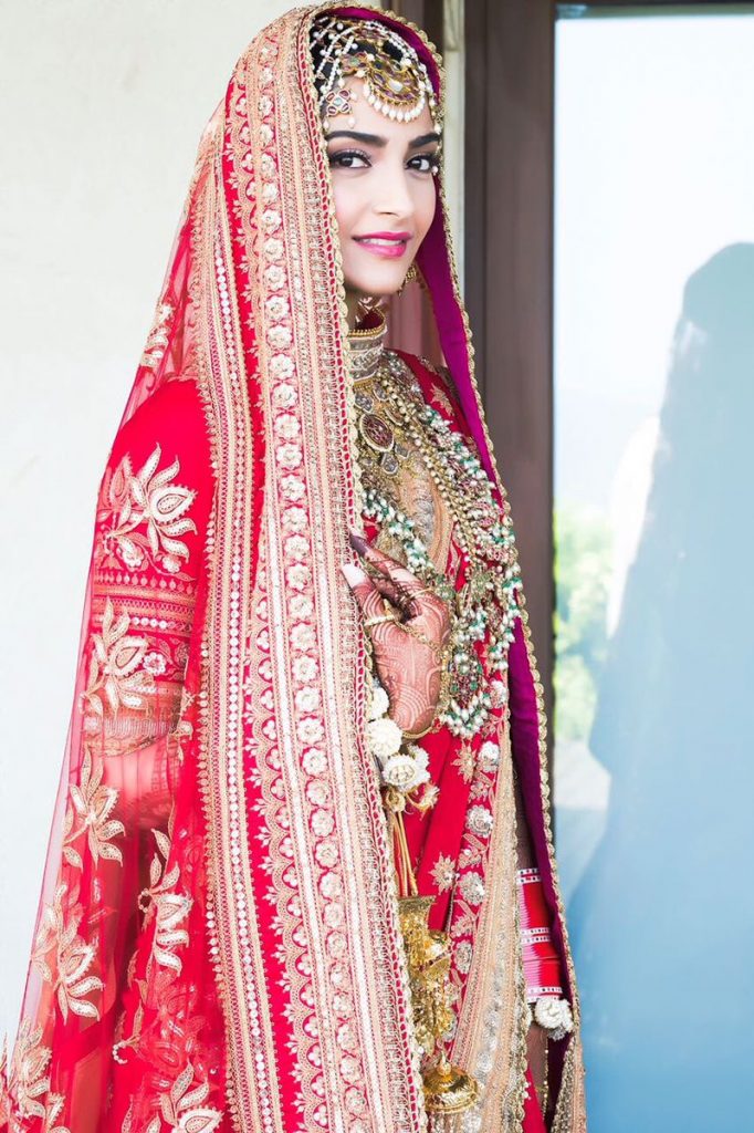 Sonam Kapoor Wedding Look