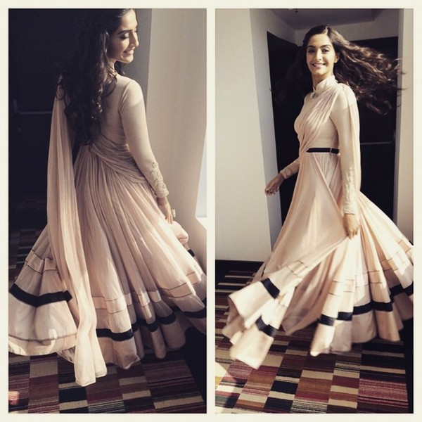 Sonam Kapoor Stylish Looks in Sarees, Suits and Off Sonam Kapoor Stylish Looks in Sarees, Suits and Off
