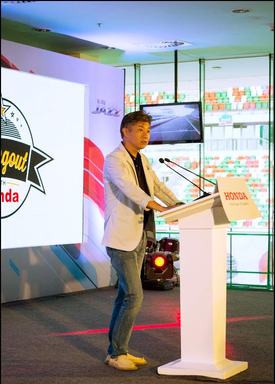 Katsushi Inoue, CEO Honda India Honda Ceo At Jazz Launch