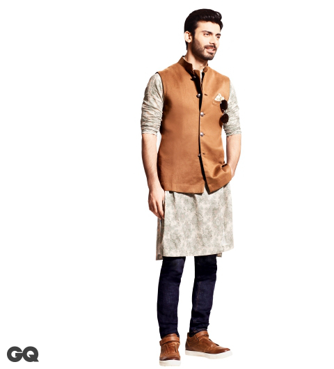 Actor Fawad Khan in Indo Western Look Actor Fawad Khan in Indo Western Look, latest fashion for men Insipred from Fawed Khan Look