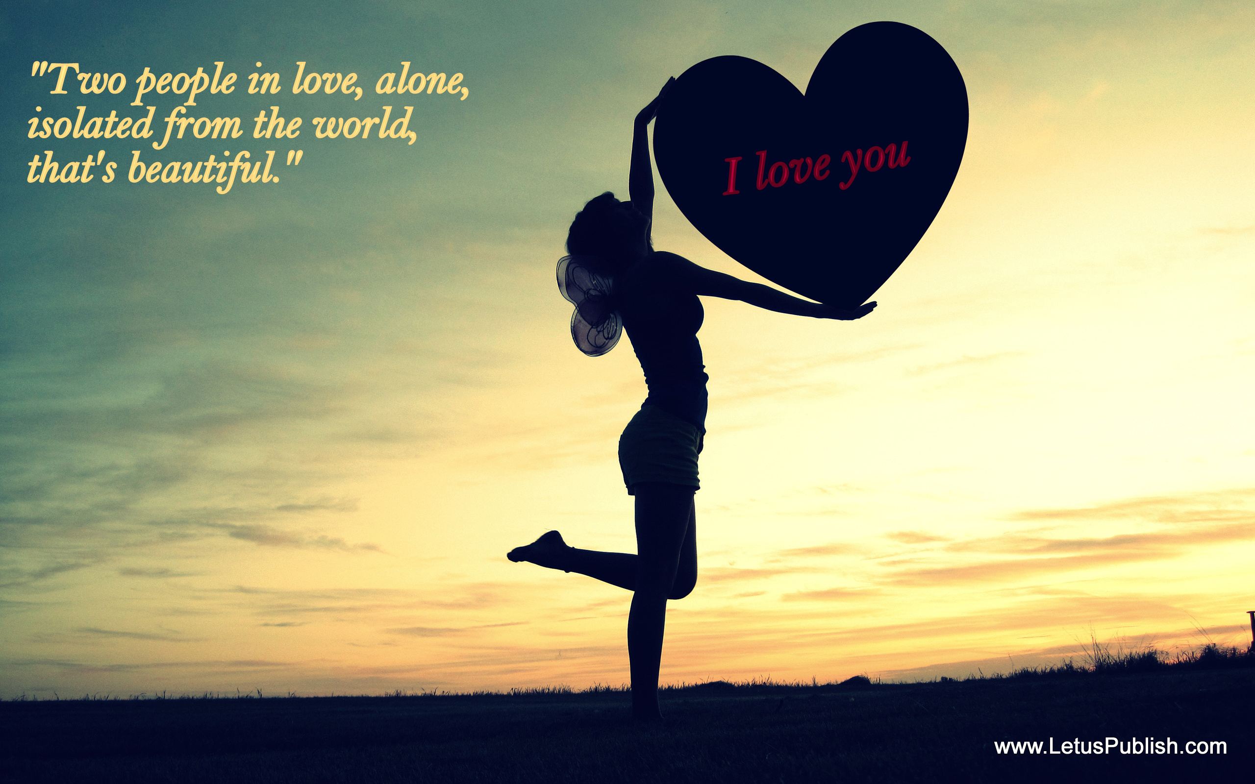 I love you wallpaper with quotes