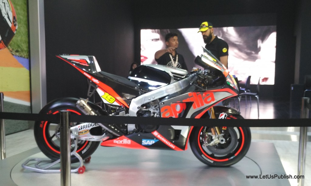 Aprilla Bike at motor show