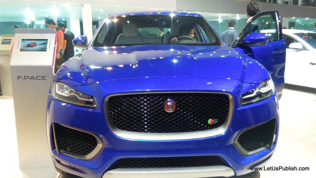 F pace car at car show