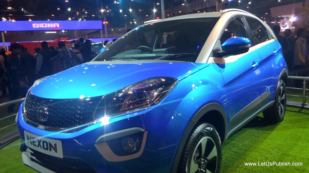 Tata Nexon Car pics from auto expo 2016