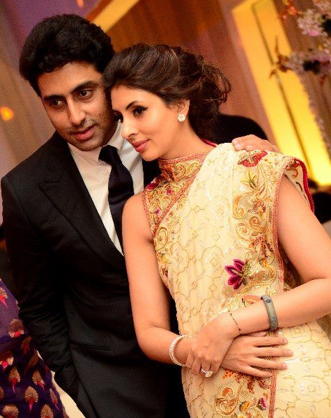 Abhishek Bachchan with Shweta Bachchan brother and sister