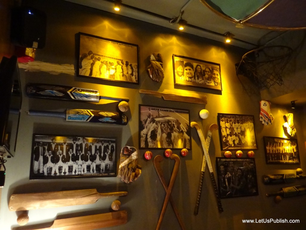 Cafe Public Connection Bar Cp New Delhi Sports Theme