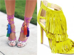 Fringe heels