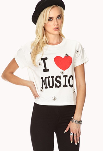 I love music top forever 21