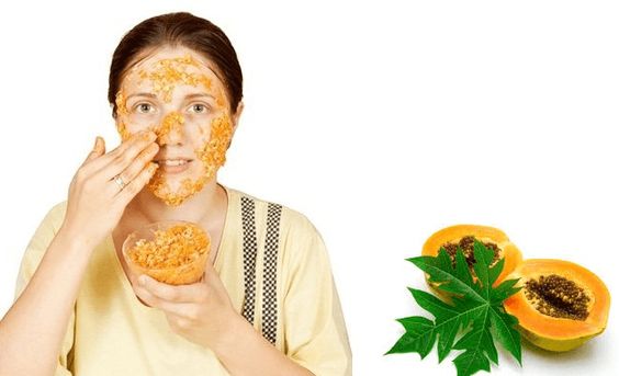 Papaya face mask