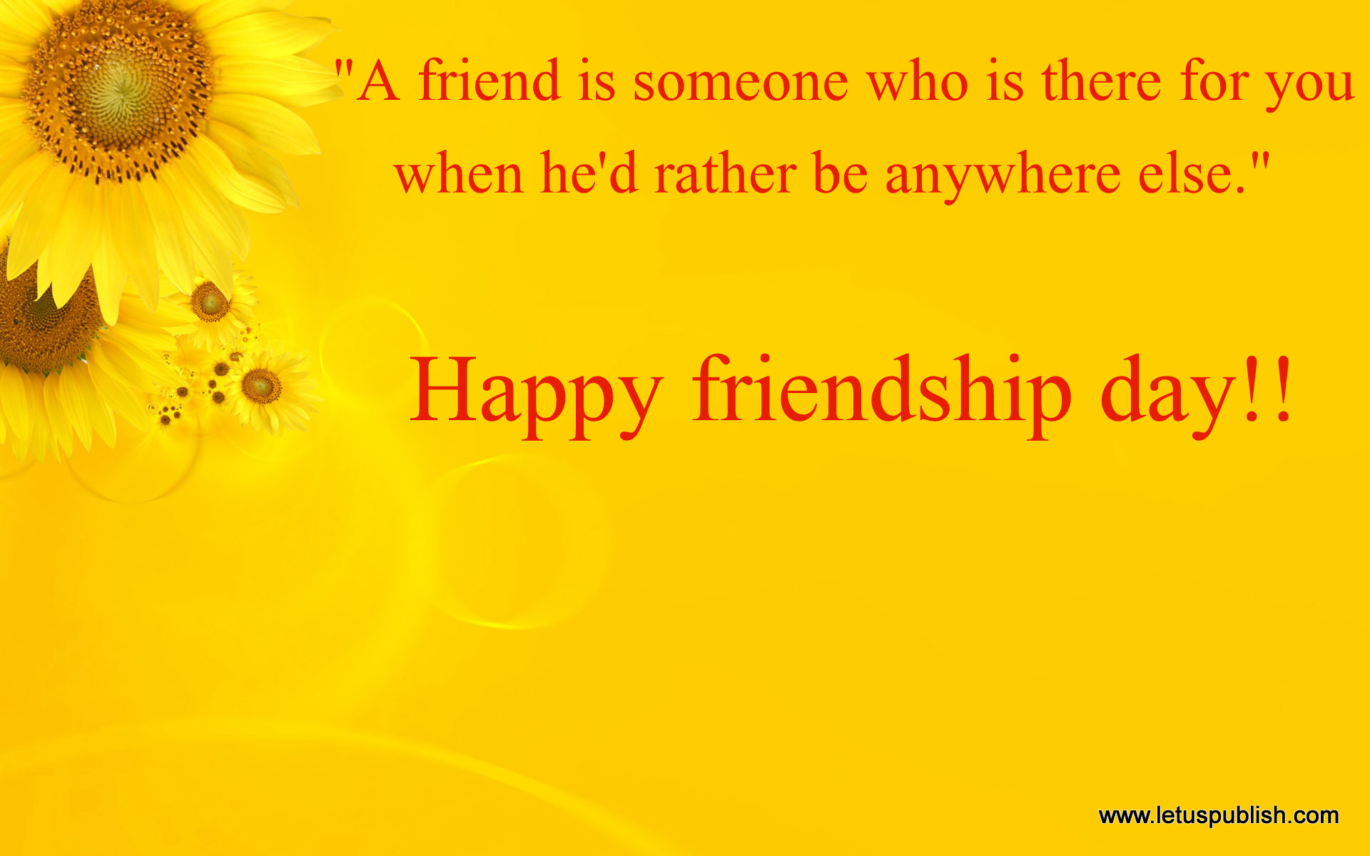 Happy friendship day best hd wallpaper with quotes