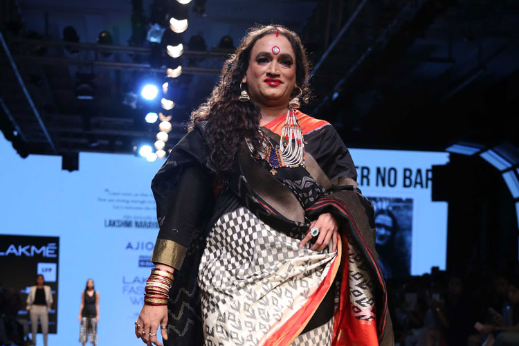 Transgender Laxmi at LFW 2016