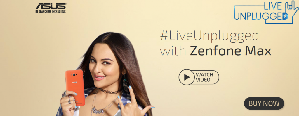 Sonakshi Sinha launched Asus Zenfone Max