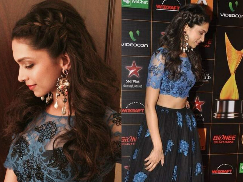 Deepika Padukone hairstyles - braid hairstyles