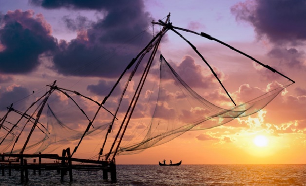 Kochi, Chinese Fishing nets, Princess Street,