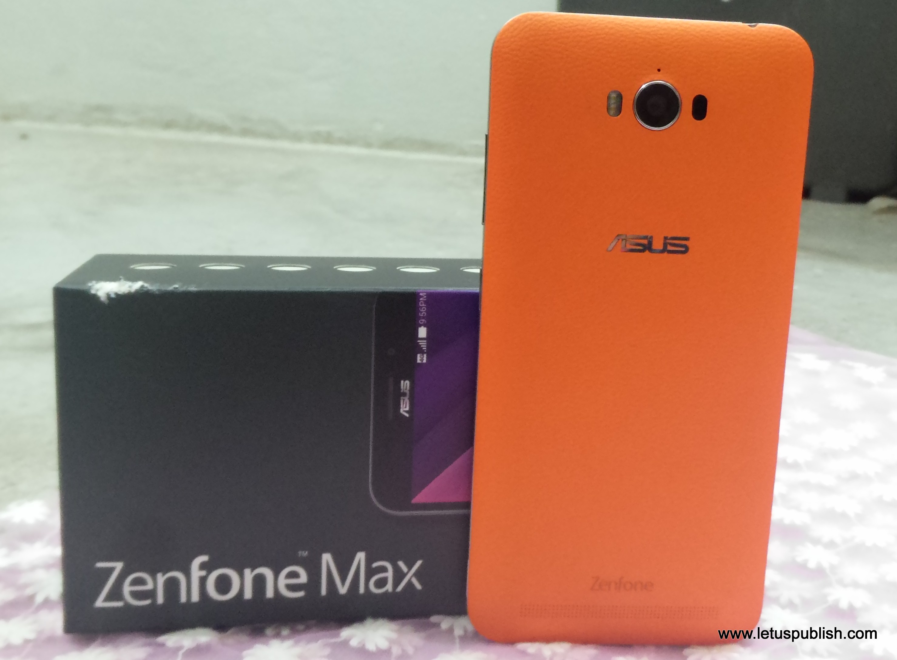 Asus Zenfone max design