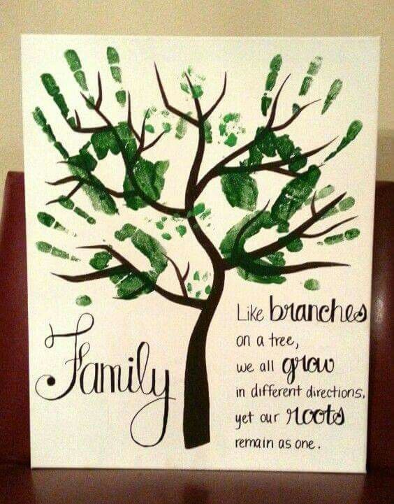 DIY family tree