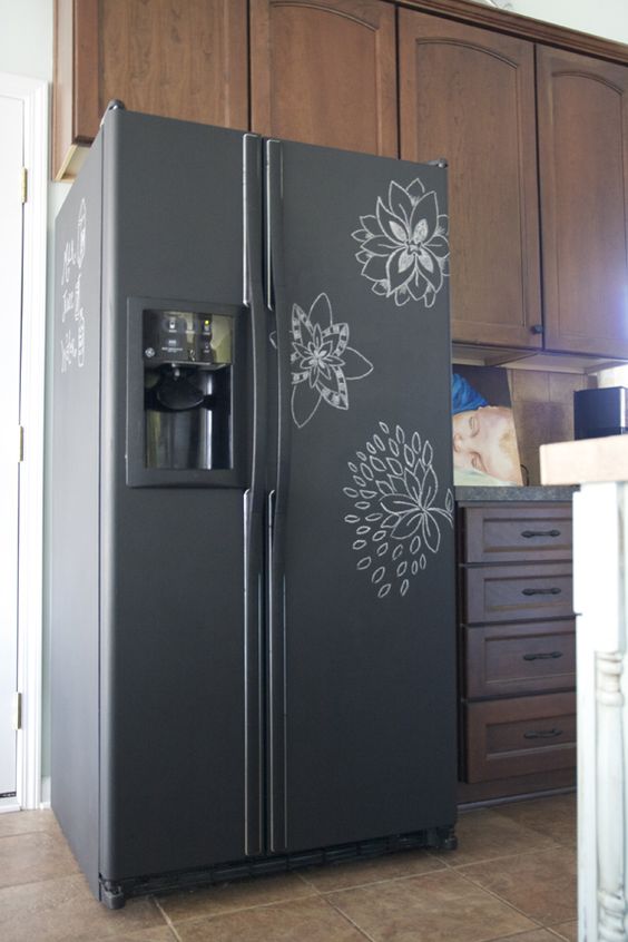 DIY fridge makeover