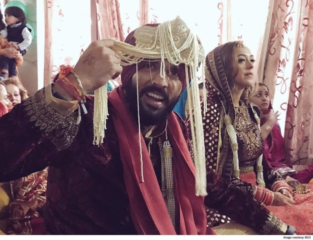 yuvraj singh at his wedding