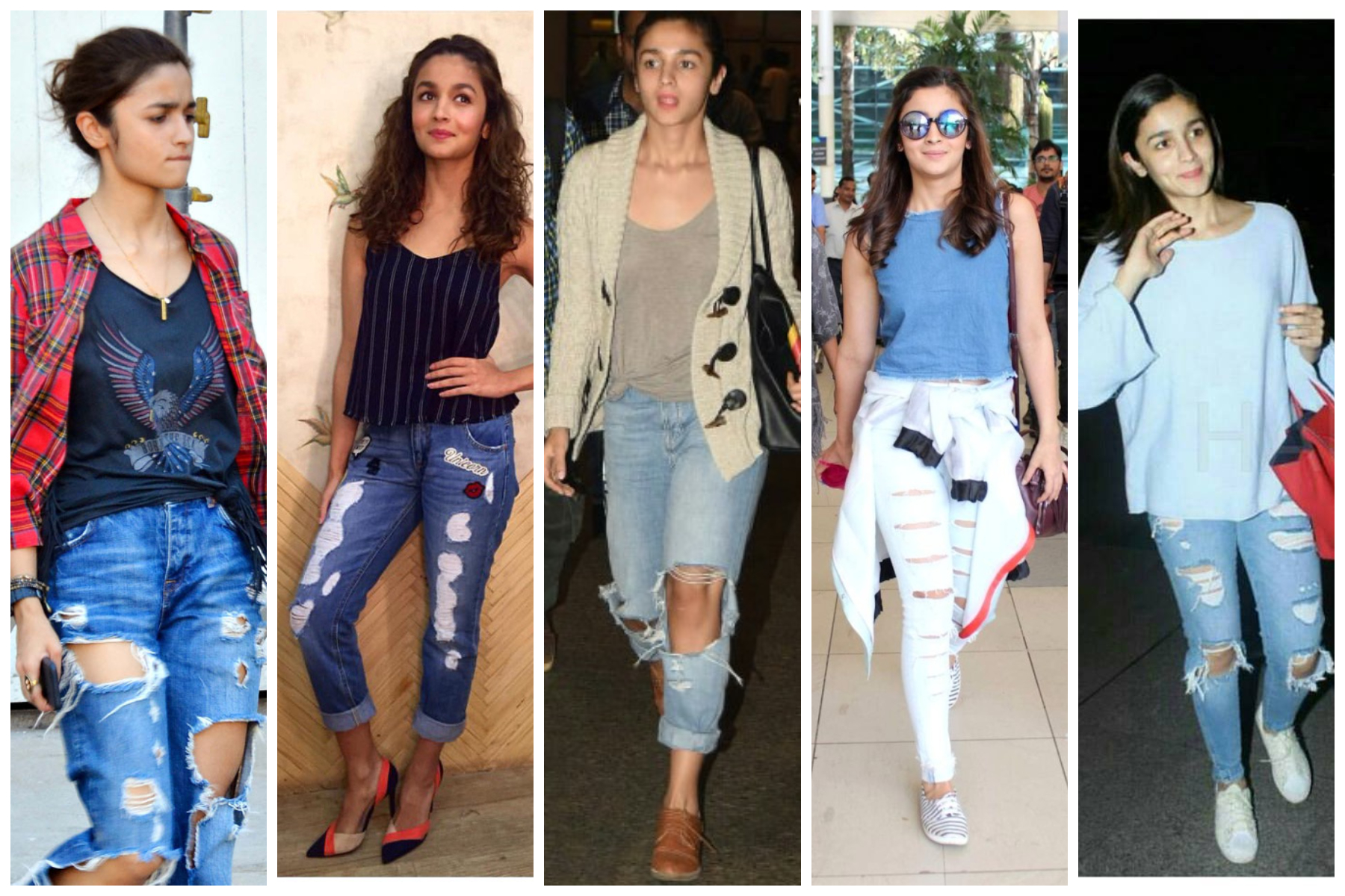 Bollywood's leading ladies who loves to endorse Ripped Jeans - Priyanka Chopra