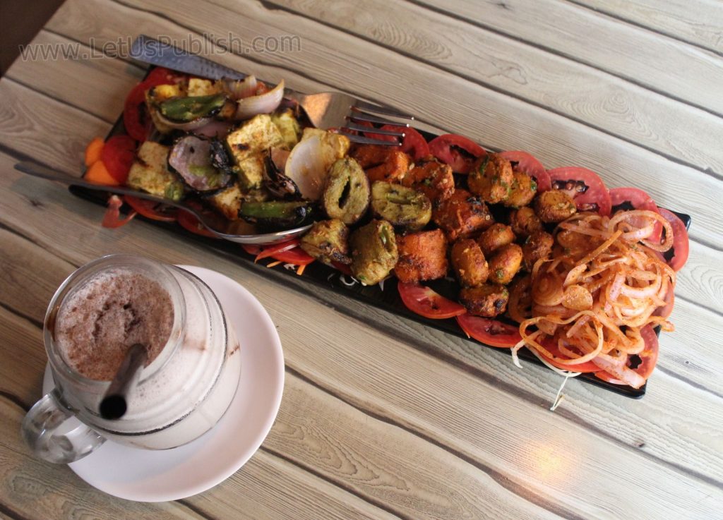 Tandoori Platter with Oreo Shake